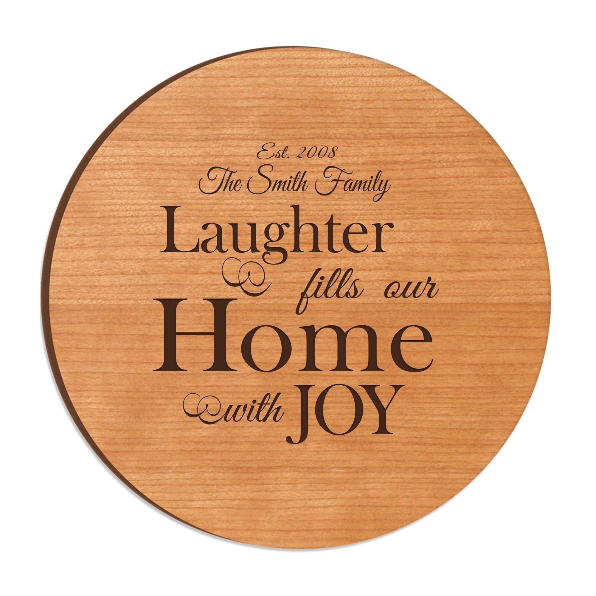 Personalized Family and Everyday Lazy Susan - Laughter Fill The Home - LifeSong Milestones