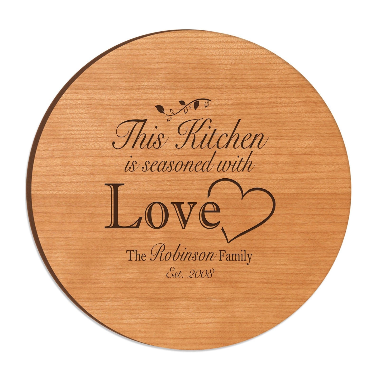 Personalized Family and Everyday Lazy Susan - This Kitchen Seasoned with Love - LifeSong Milestones