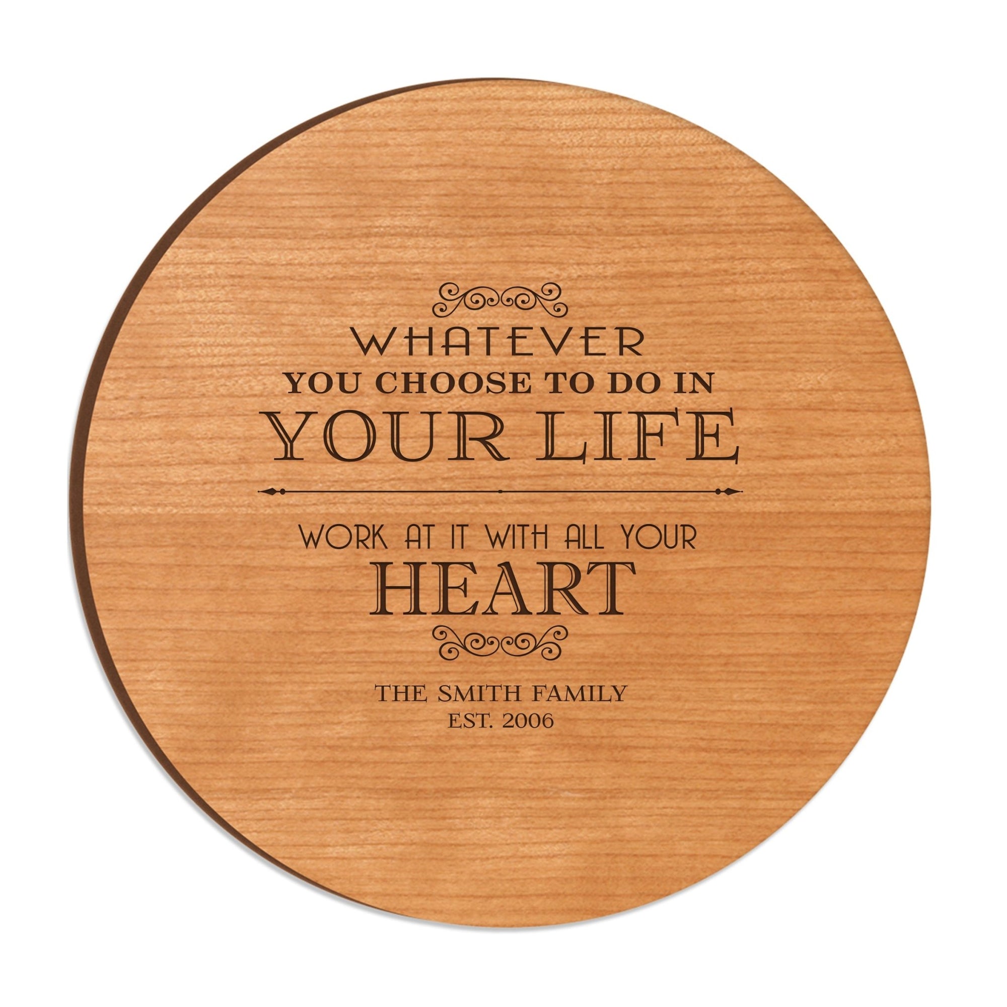 Personalized Family and Everyday Lazy Susan - Whatever You Choose To Do - LifeSong Milestones