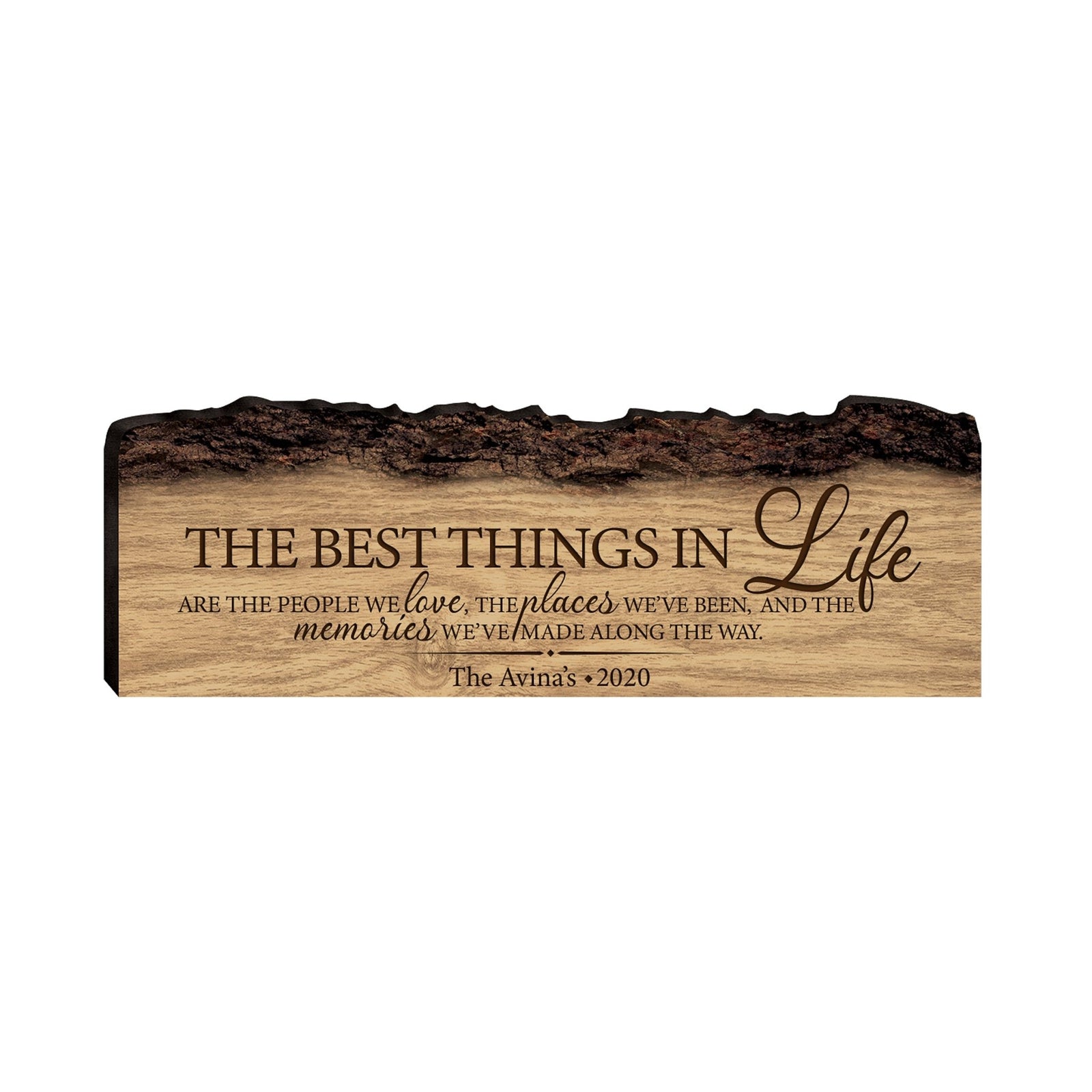 Personalized Family And Home Barky Wooden Wall Hanging Plaque 16x6 - FAMILY - LifeSong Milestones