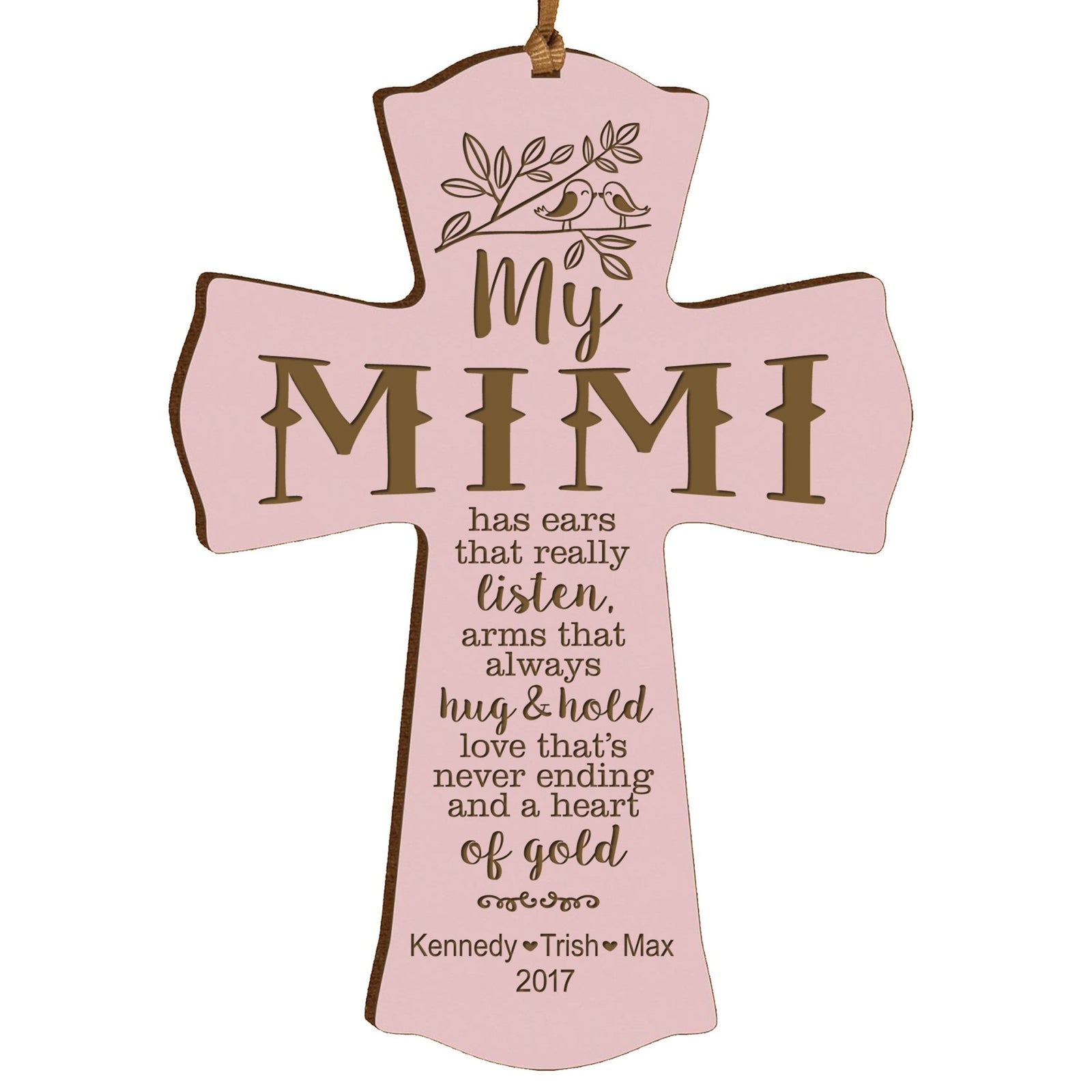 Personalized Family Cross Ornaments - My Mimi - LifeSong Milestones