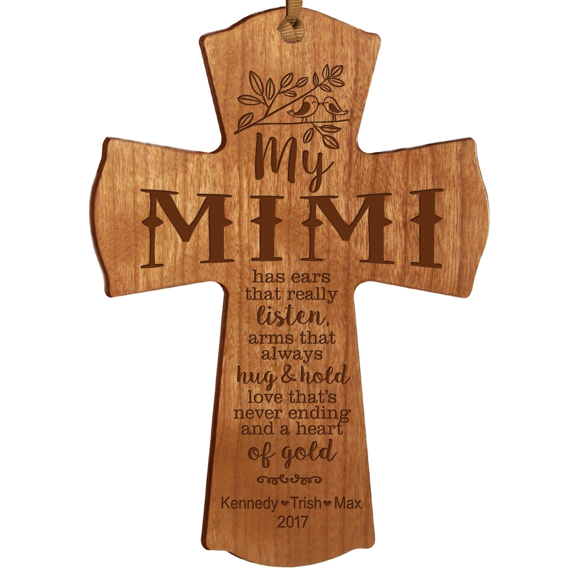 Personalized Family Cross Ornaments - My Mimi - LifeSong Milestones