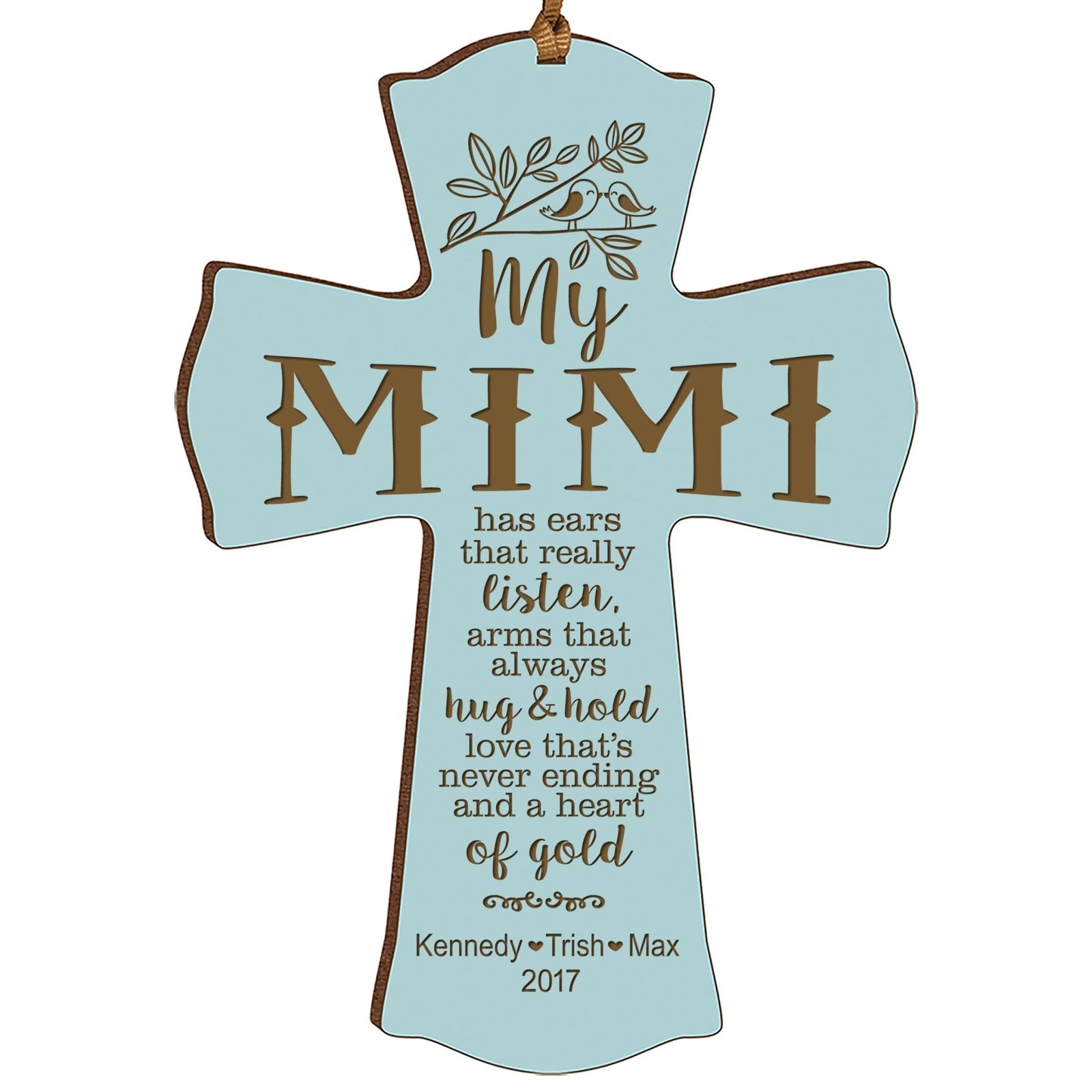 Personalized Family Cross Ornaments - My Mimi - LifeSong Milestones