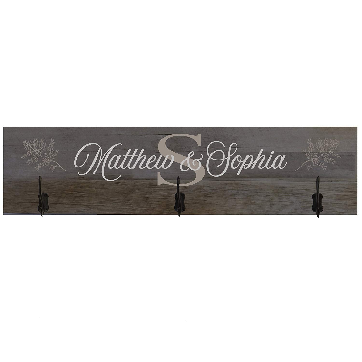 Personalized Family Established Coat Rack Wall Sign - LifeSong Milestones