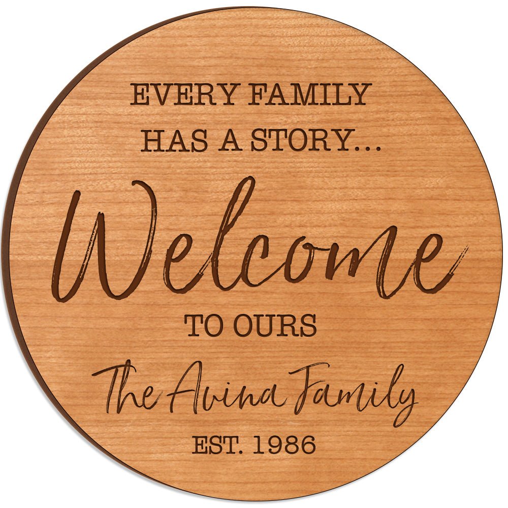 Personalized Family Established Lazy Susan Home Décor - LifeSong Milestones