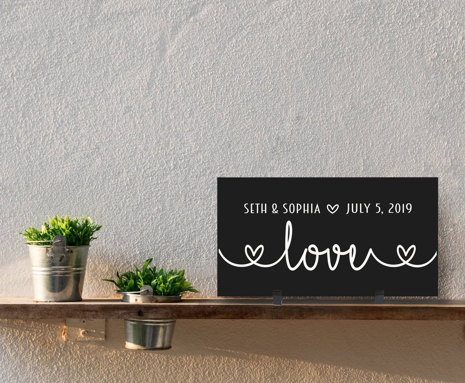 Personalized Family Housewarming Plaque - Family Love - LifeSong Milestones