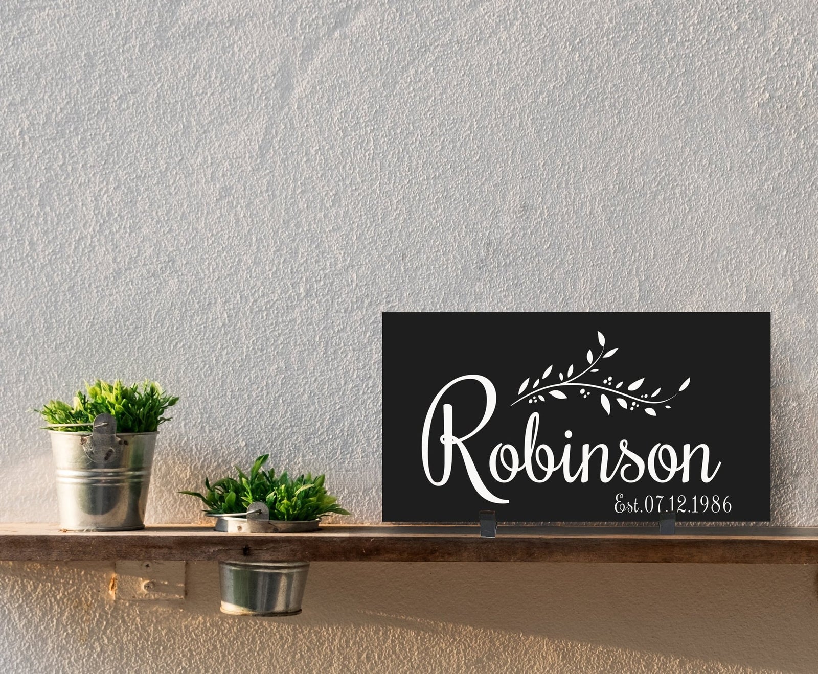 Personalized Family Housewarming Plaque - Family Name - LifeSong Milestones
