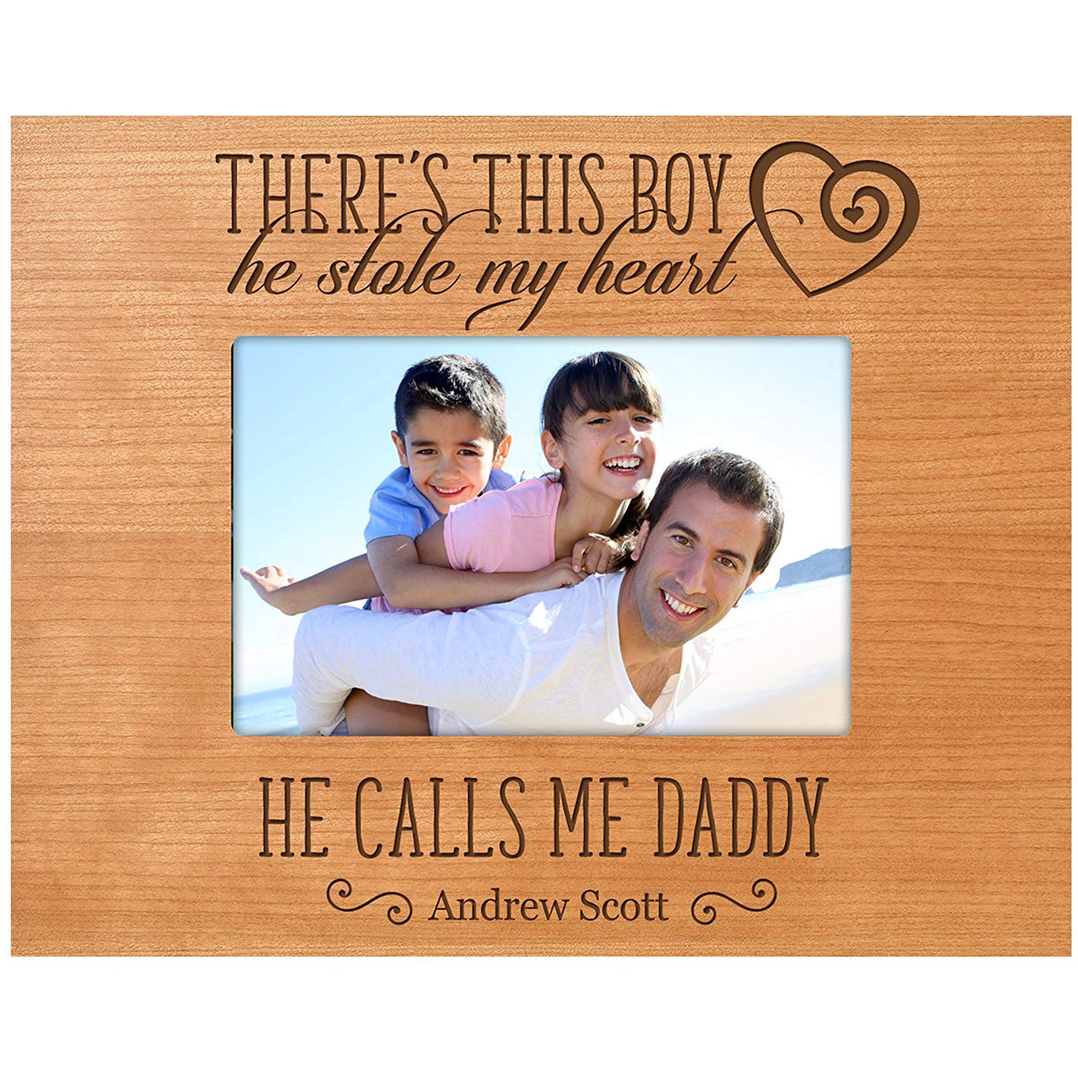 Personalized Father&#39;s Day Photo Frame Gift - He Calls Me Daddy - LifeSong Milestones