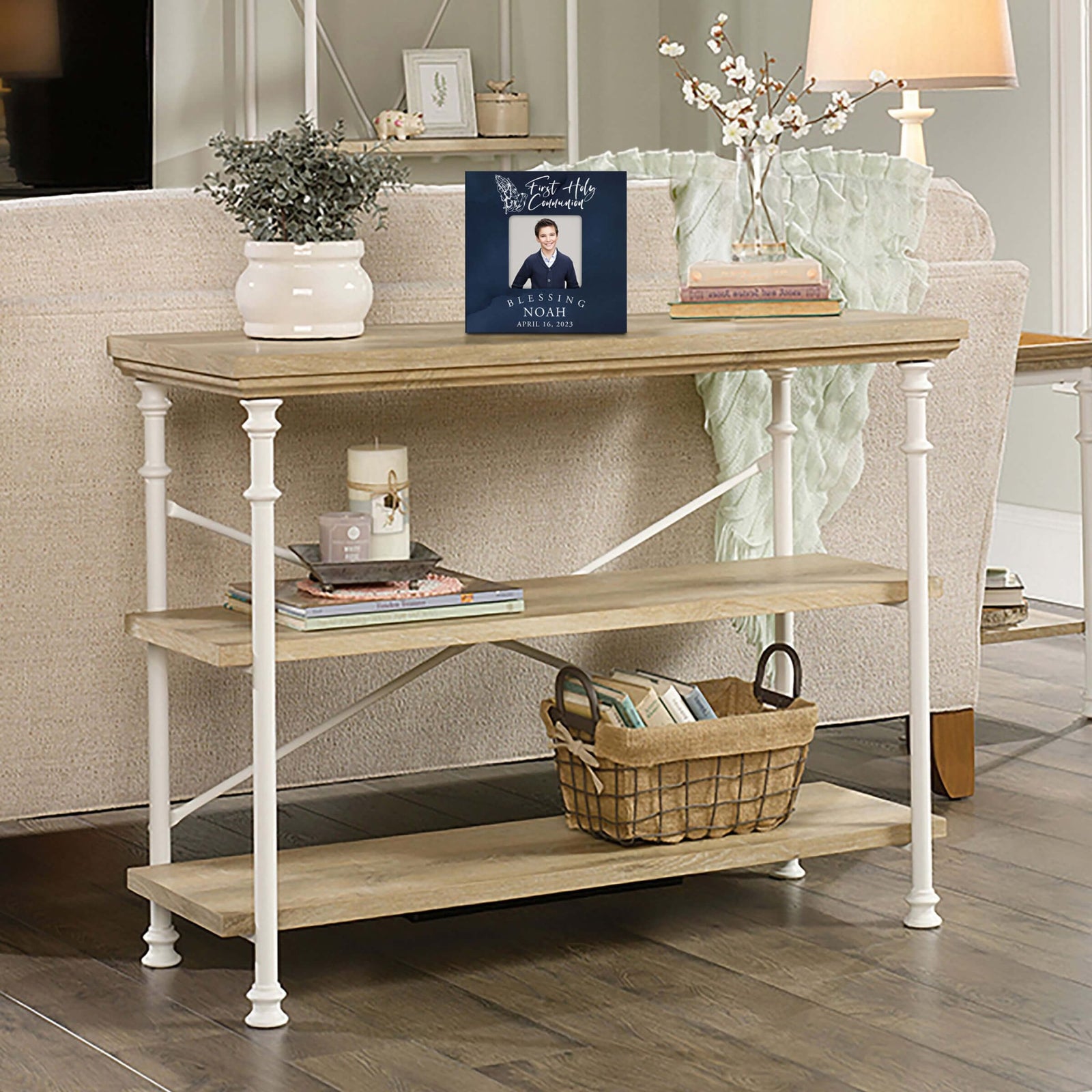 Personalized First Holy Communion Wooden Picture Frame - LifeSong Milestones