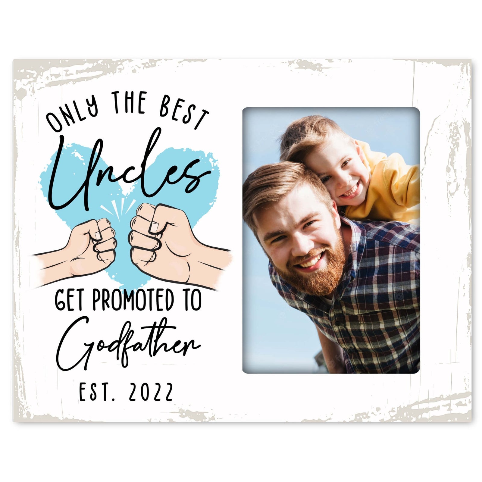 Personalized Godfather Wooden Picture Frame - LifeSong Milestones