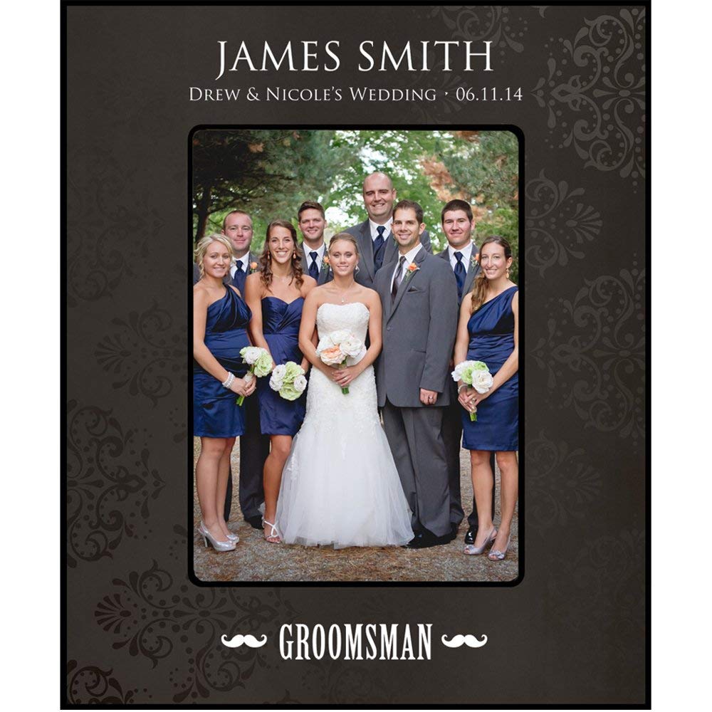 Personalized Groomsmen picture frame Wedding Party Gifts - LifeSong Milestones