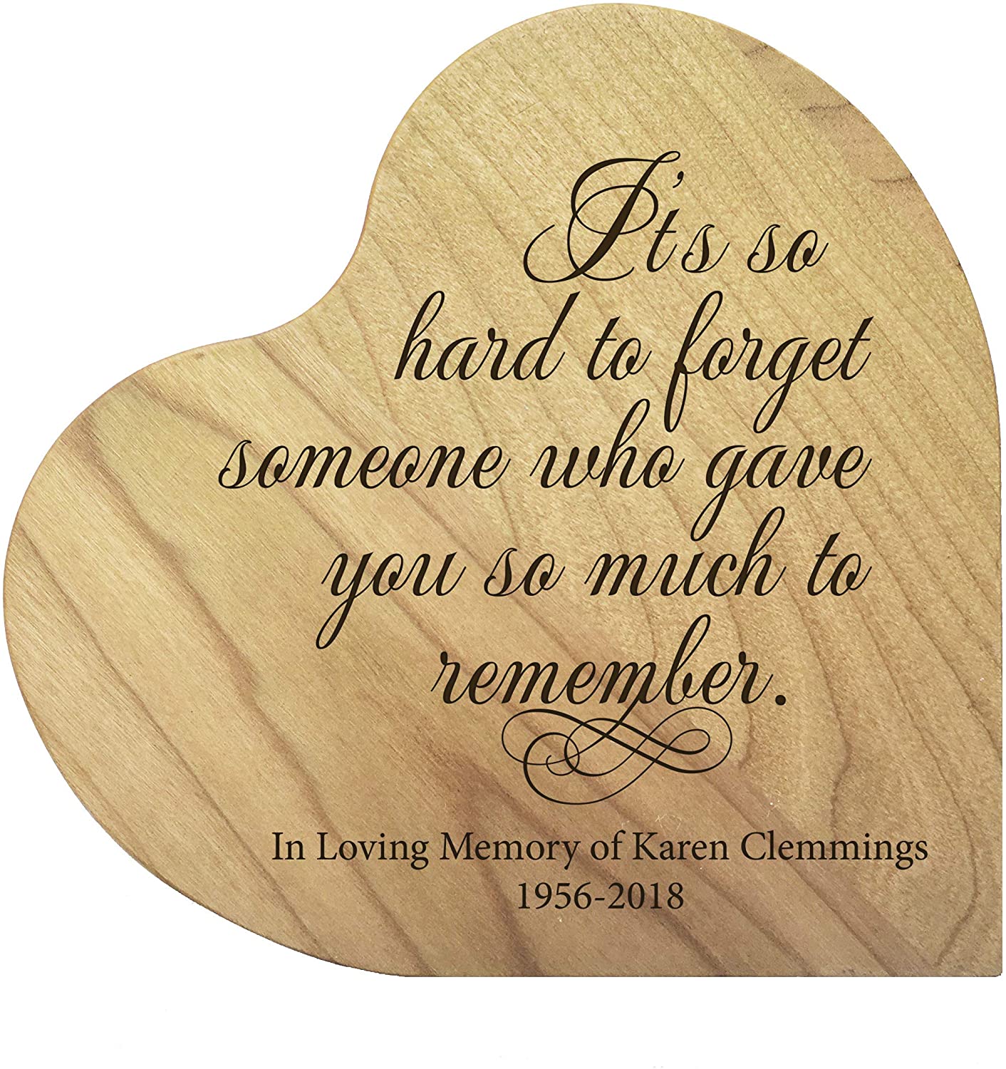Personalized Heart Block Memorial Sympathy Gift for Loss of Loved One - LifeSong Milestones