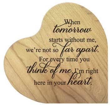 Personalized Heart Block Memorial Sympathy Gift for Loss of Loved One - LifeSong Milestones