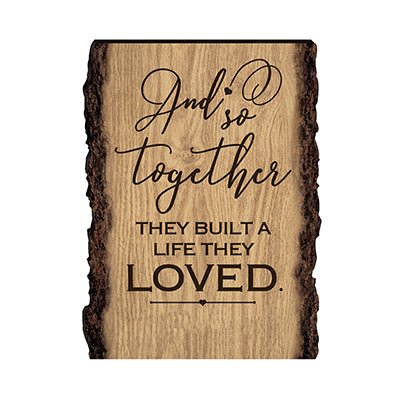 Personalized Home & Family Wooden Barky Plaque 12x9in - LifeSong Milestones