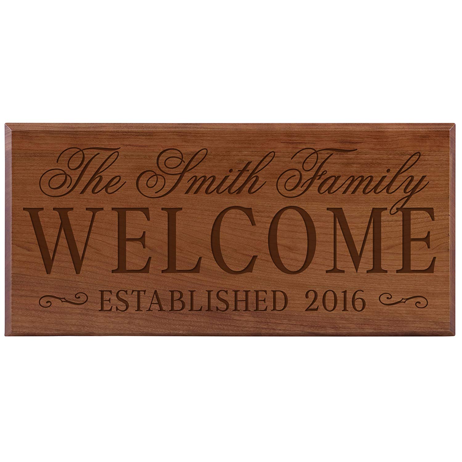 Personalized Home Wall Sign - Welcome - LifeSong Milestones