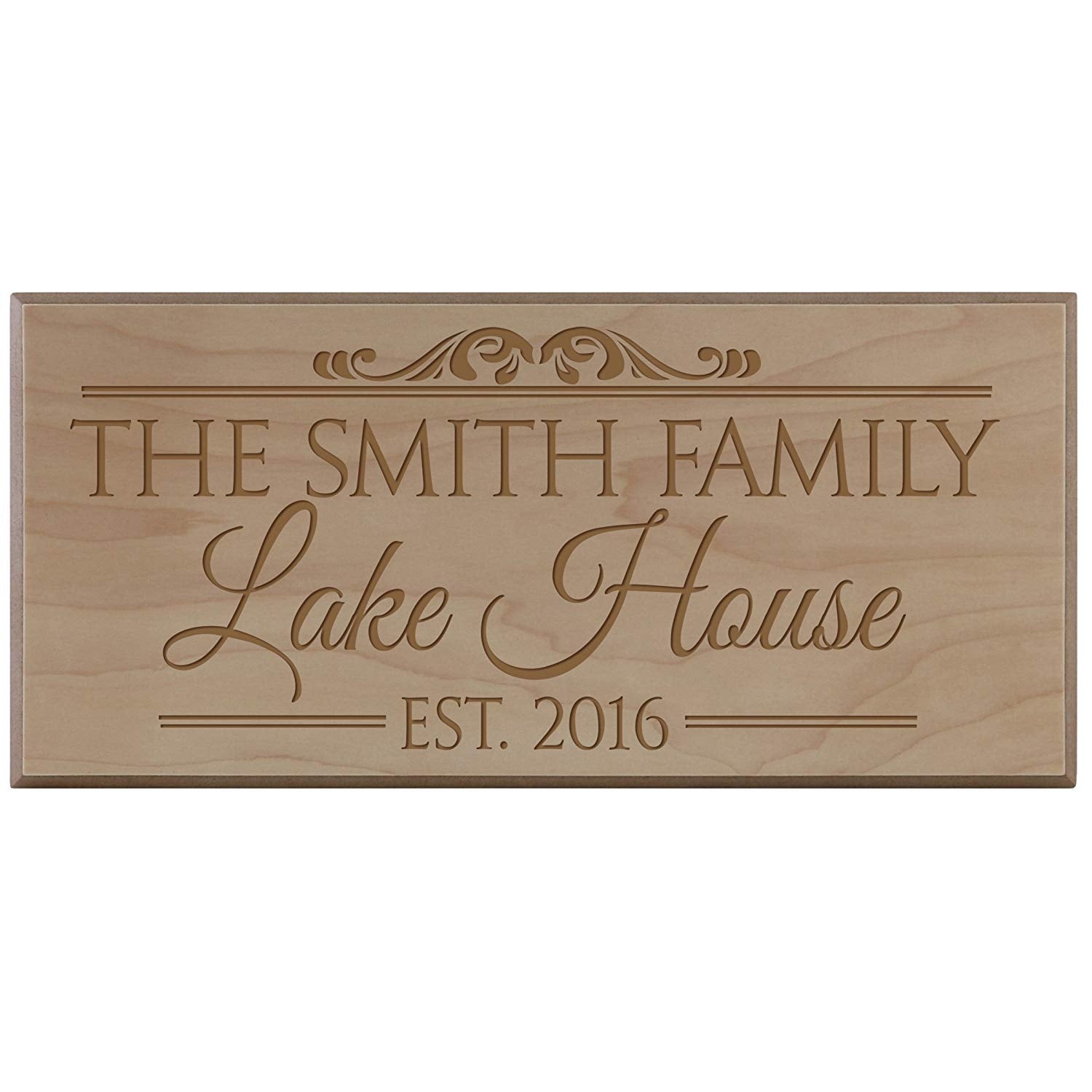 Personalized Home Wall Sign - Welcome To Our Lake House - LifeSong Milestones