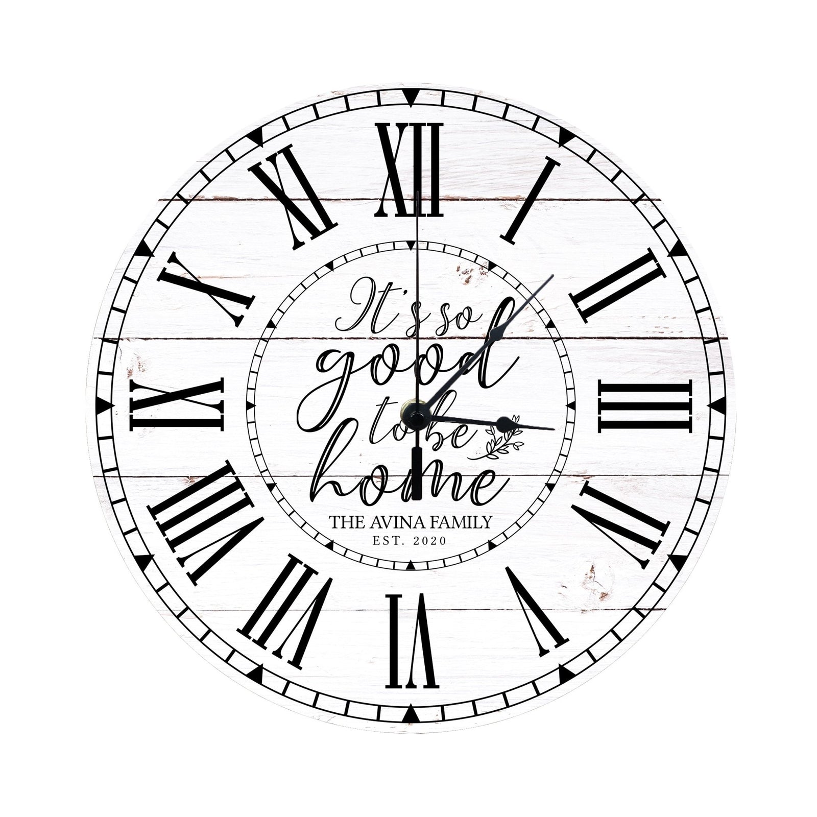 Personalized Inspirational Everyday Home and Family Wall Clock 12 x 12 x 0.125-(It’s so good) - LifeSong Milestones