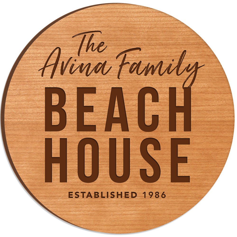 Personalized Lazy Susan With Established Year of Family - LifeSong Milestones