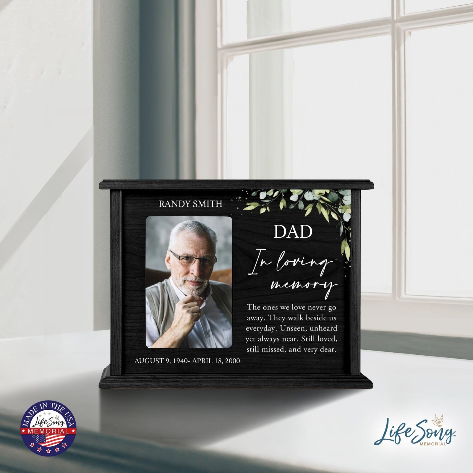 Personalized Wooden urns for human ashes