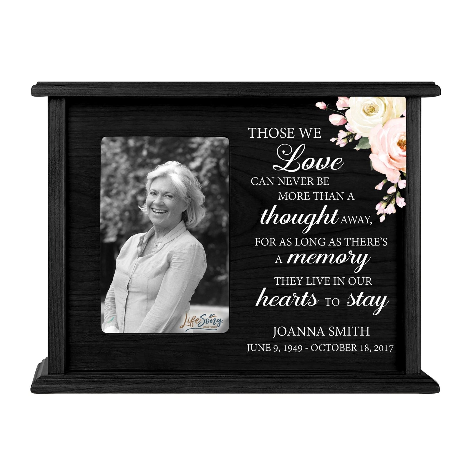 Engraved Funeral Cremation Urn for Human Ashes