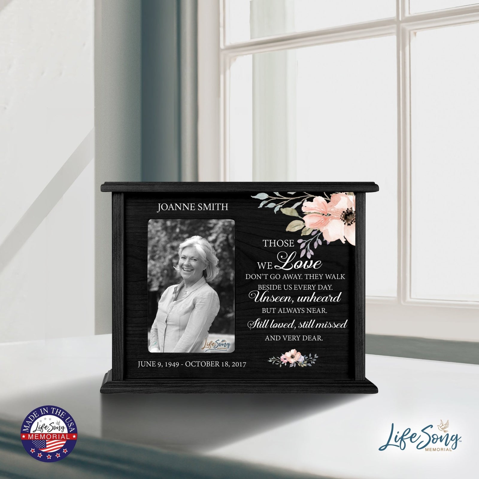 Personalized Wooden urns for human ashes