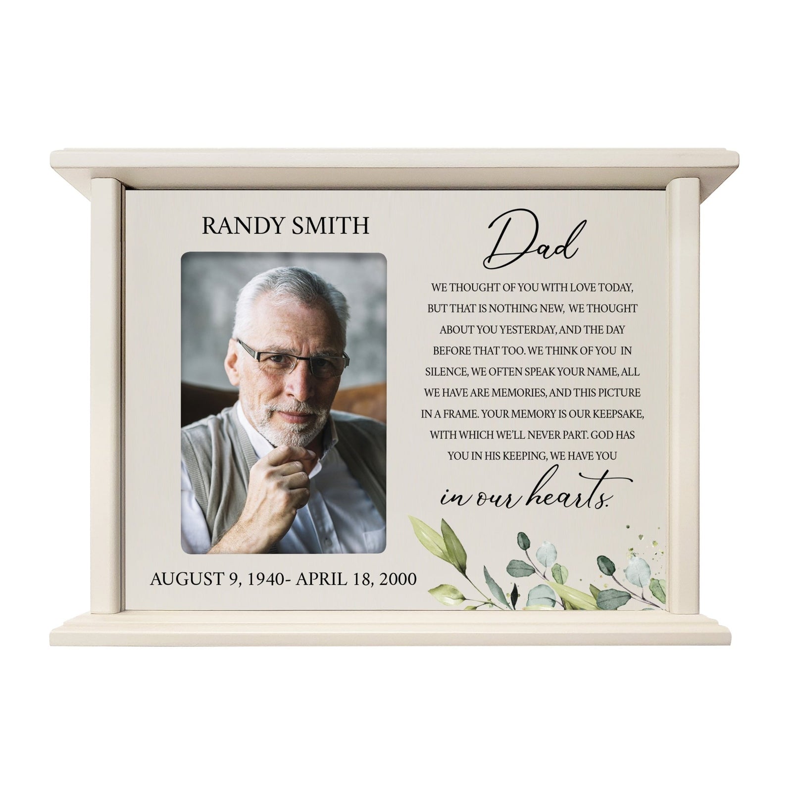 Personalized Wooden urns for human ashes