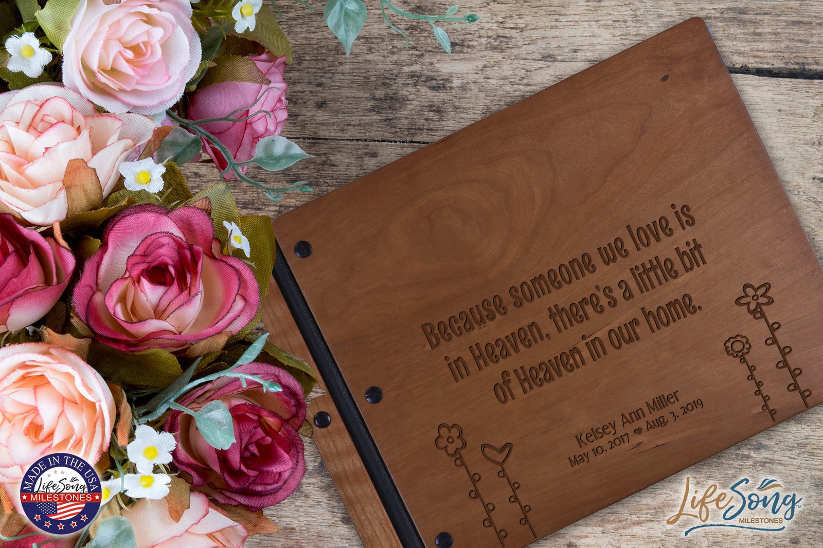 Personalized Memorial Guest Book - Someone We Love - LifeSong Milestones
