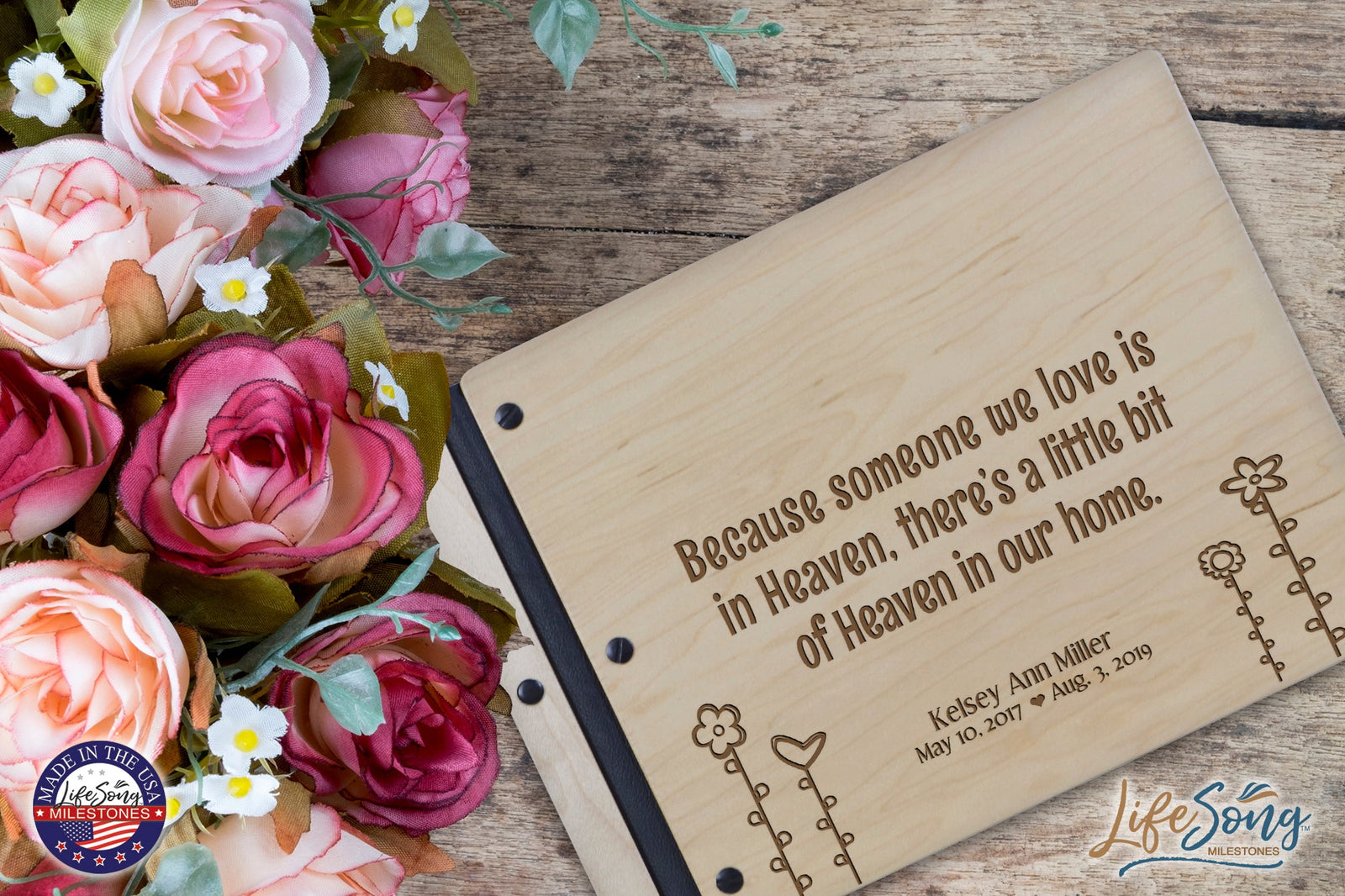 Personalized Memorial Guest Book - Someone We Love - LifeSong Milestones