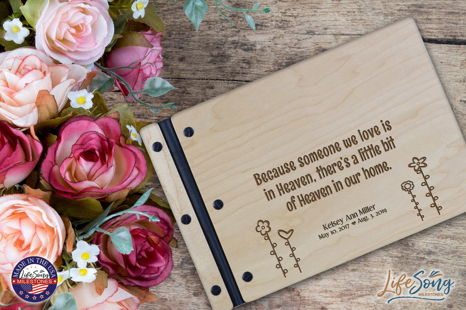 Personalized Memorial Guest Book - Someone We Love - LifeSong Milestones