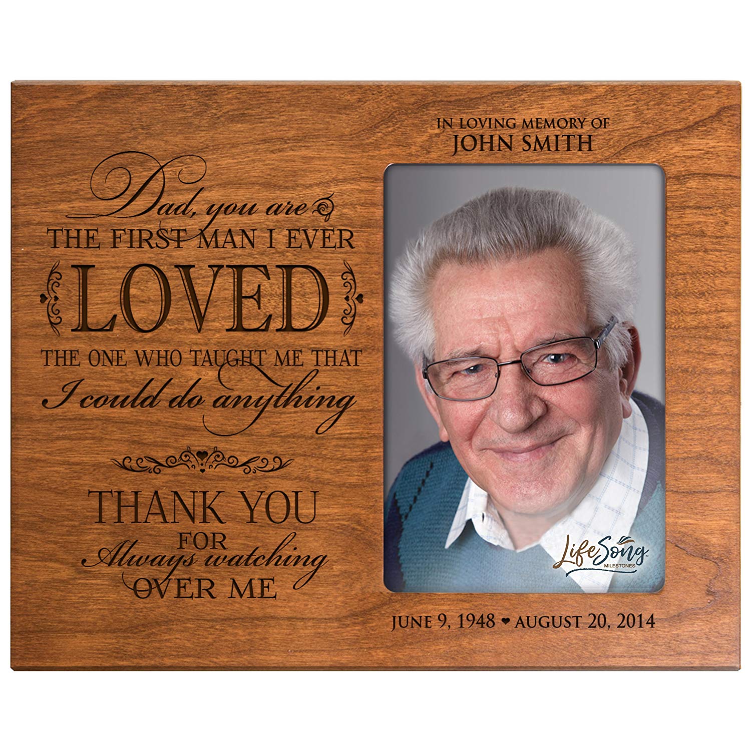 Personalized Memorial Photo Frame - Dad You Are - LifeSong Milestones