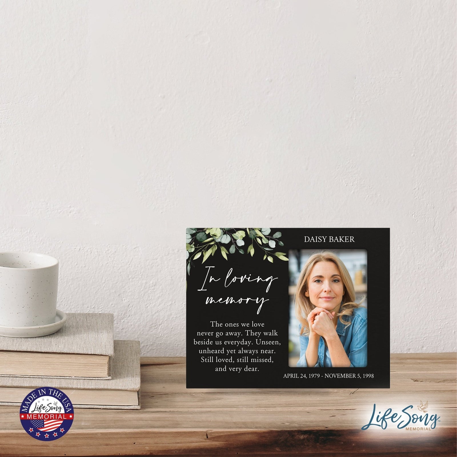 Personalized Memorial Photo Frame - In Loving Memory - LifeSong Milestones