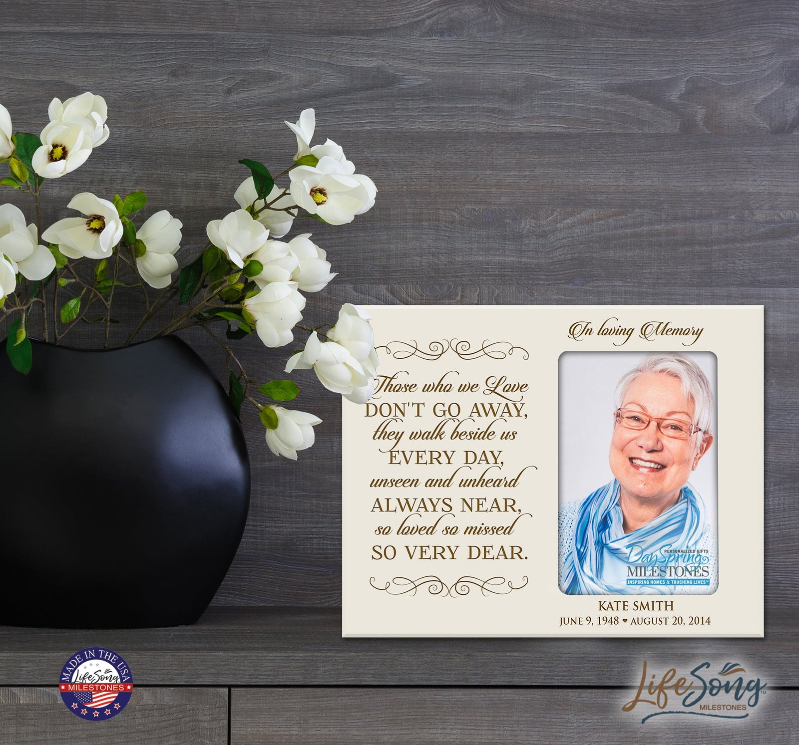 Personalized Memorial Photo Frame - Those Who We Love - LifeSong Milestones
