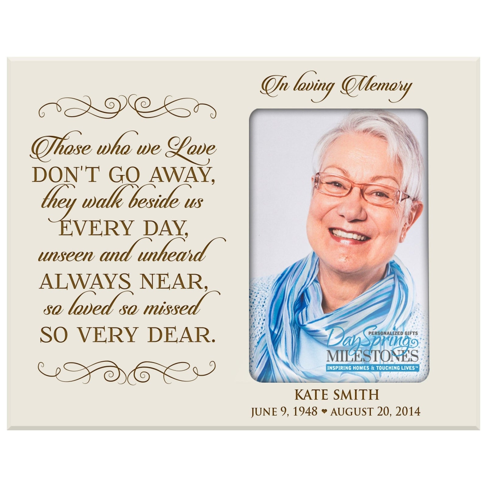 Personalized Memorial Photo Frame - Those Who We Love - LifeSong Milestones