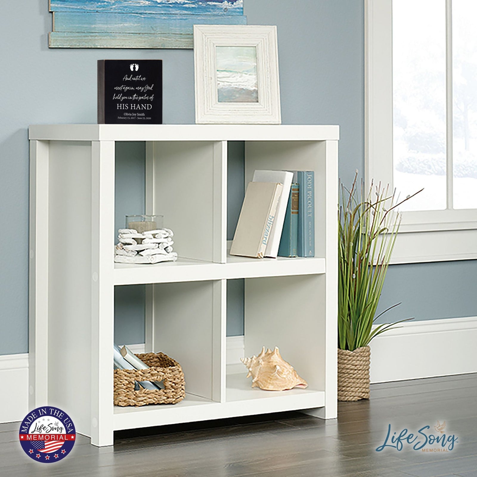 Personalized Memorial Shadow Box 6x6 - Until We Meet Again (Baby) - LifeSong Milestones