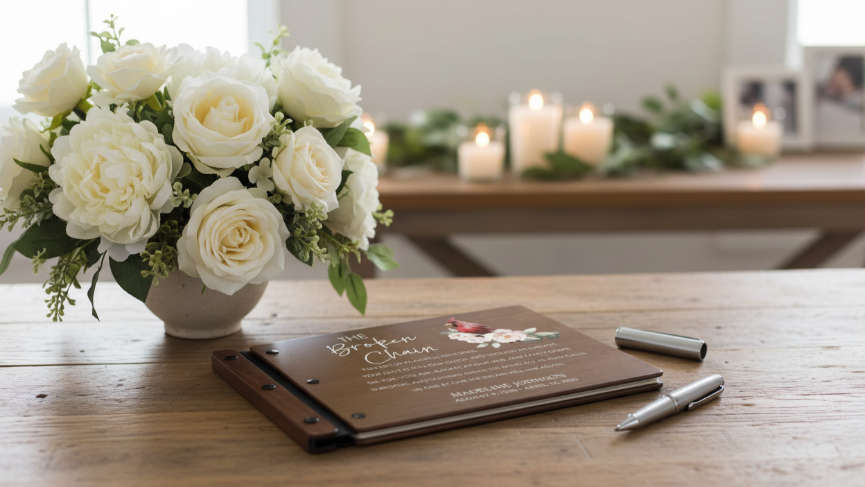 Personalized Guestbooks for Every Milestone: Anniversary, Memorial & Funeral Sign-In Books