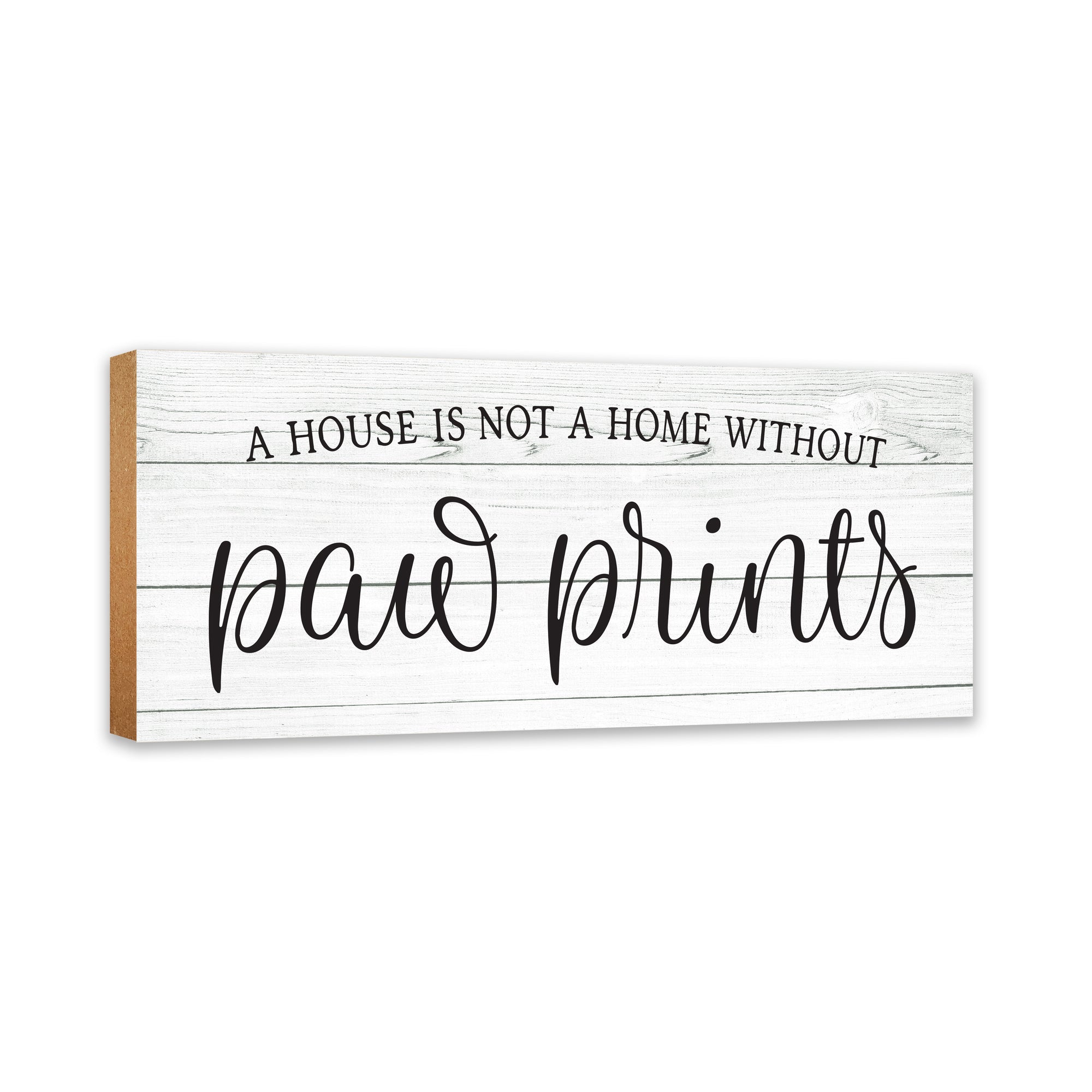 Motivational tabletop decorations for home: A set of wooden signs with motivational messages to brighten your living area.