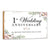 1st Wedding Anniversary Unique Shelf Decor and Tabletop Signs Gift for Couples - Fell In Love - LifeSong Milestones