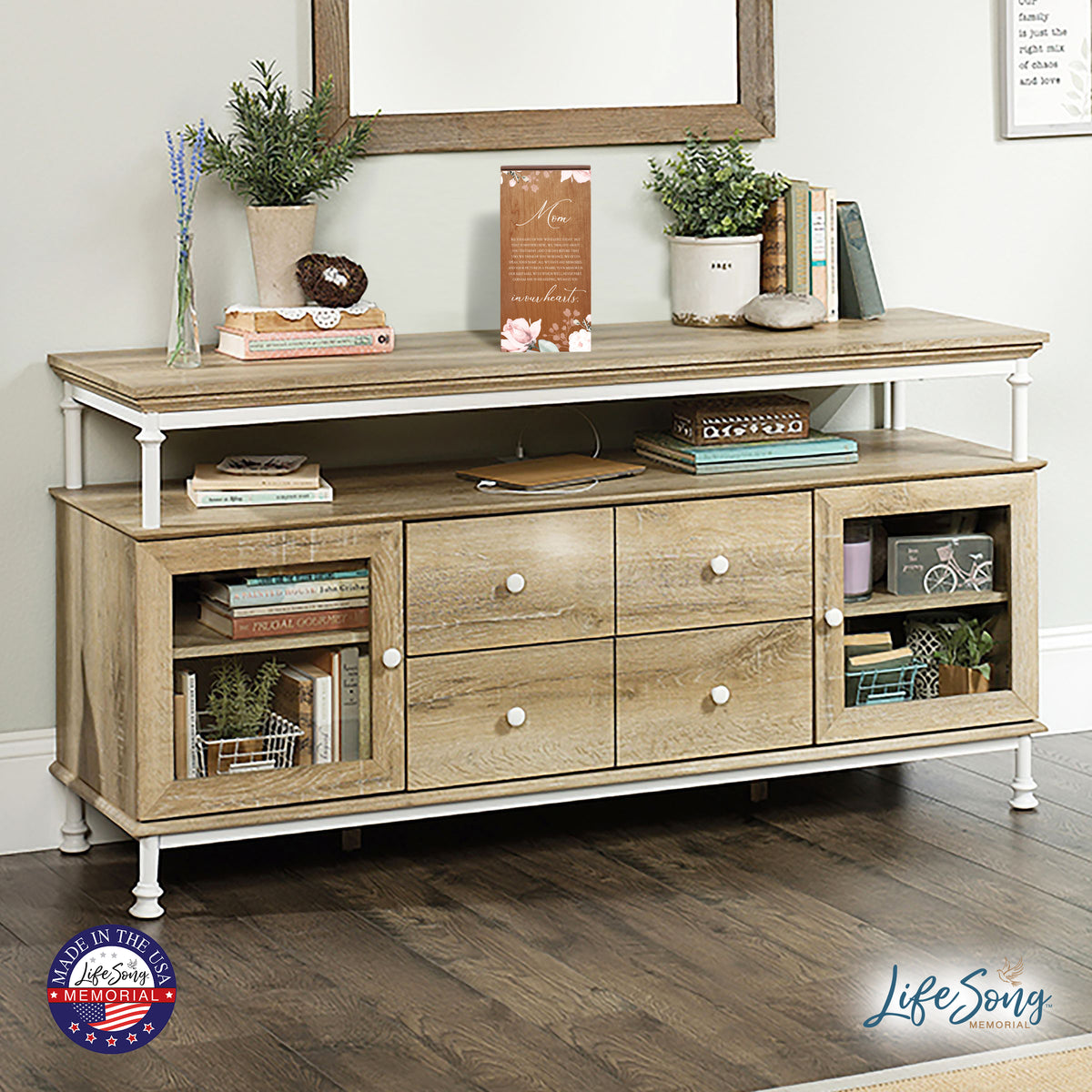 Beautifully Crafted Wood Urn for Human Ashes 