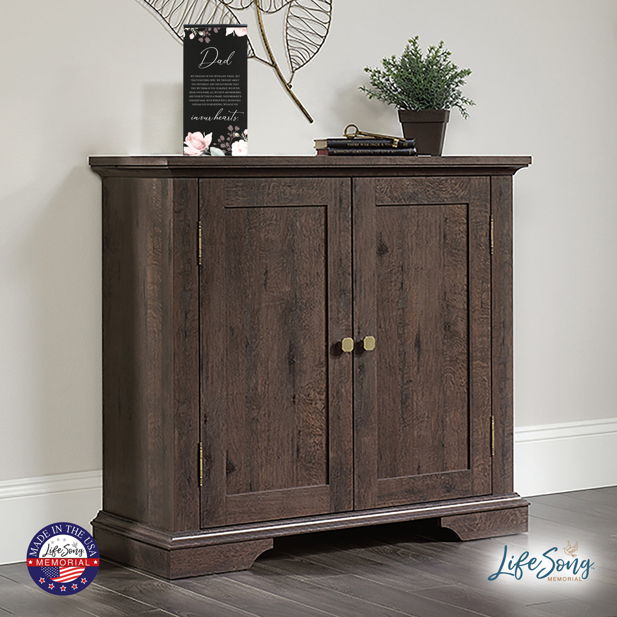 Beautifully Crafted Wood Urn for Human Ashes 