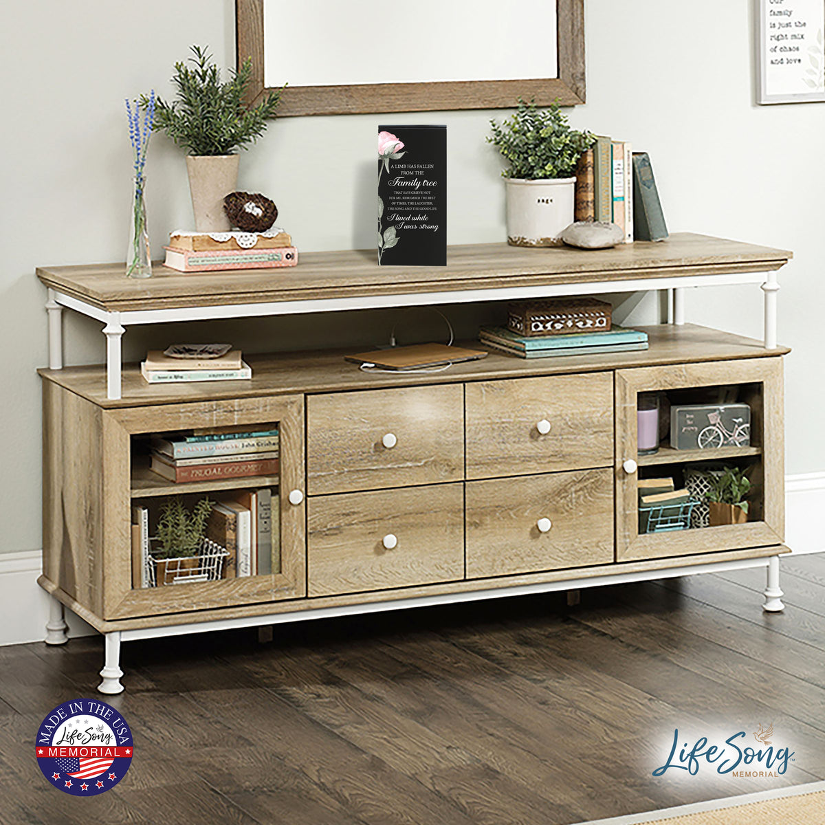 Beautifully Crafted Wood Urn for Human Ashes 