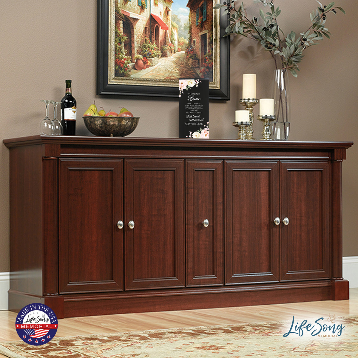 Beautifully Crafted Wood Urn for Human Ashes 