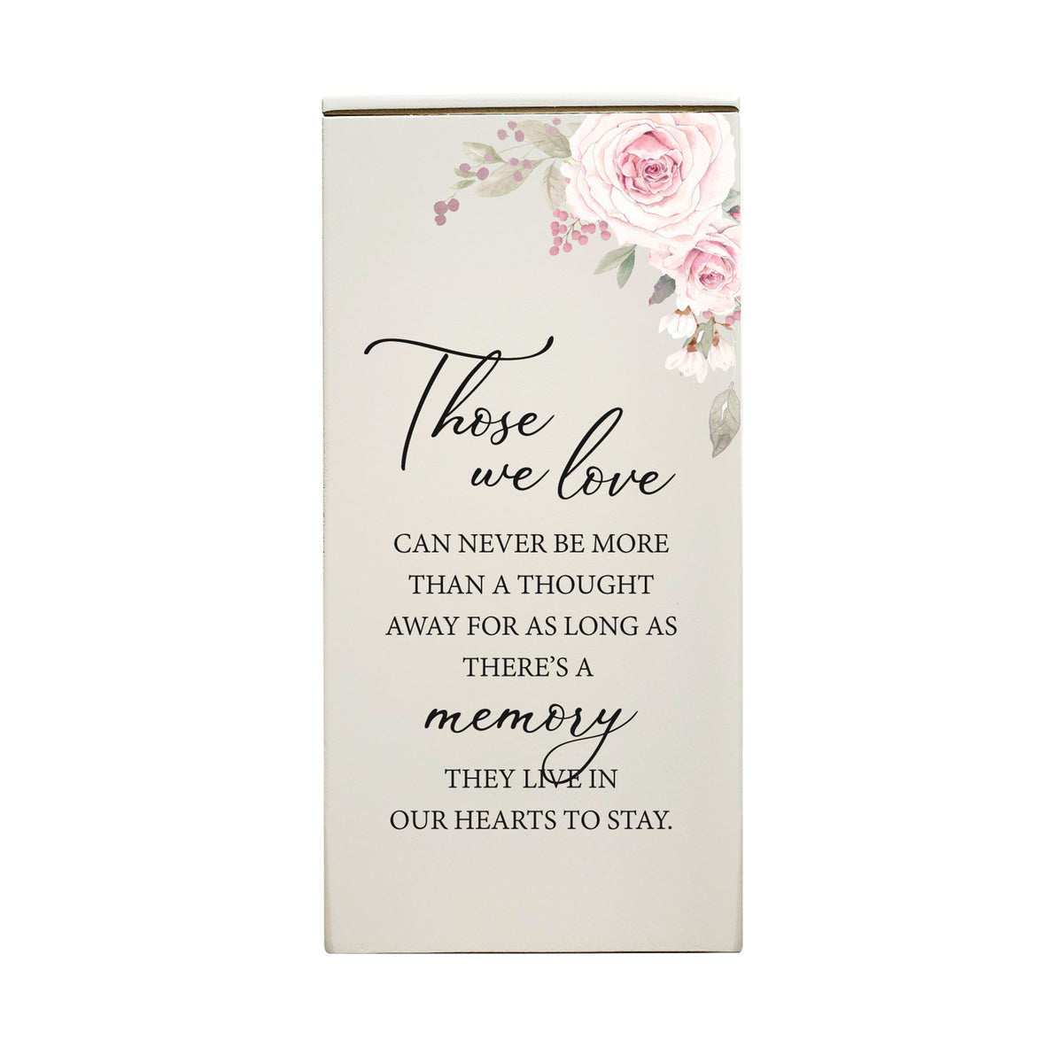 Floral Keepsake Box Urn for Human Ashes