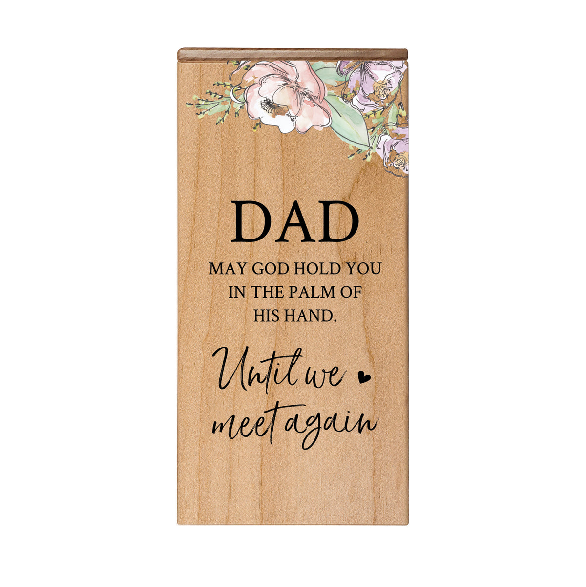 Floral Keepsake Box Urn for Human Ashes