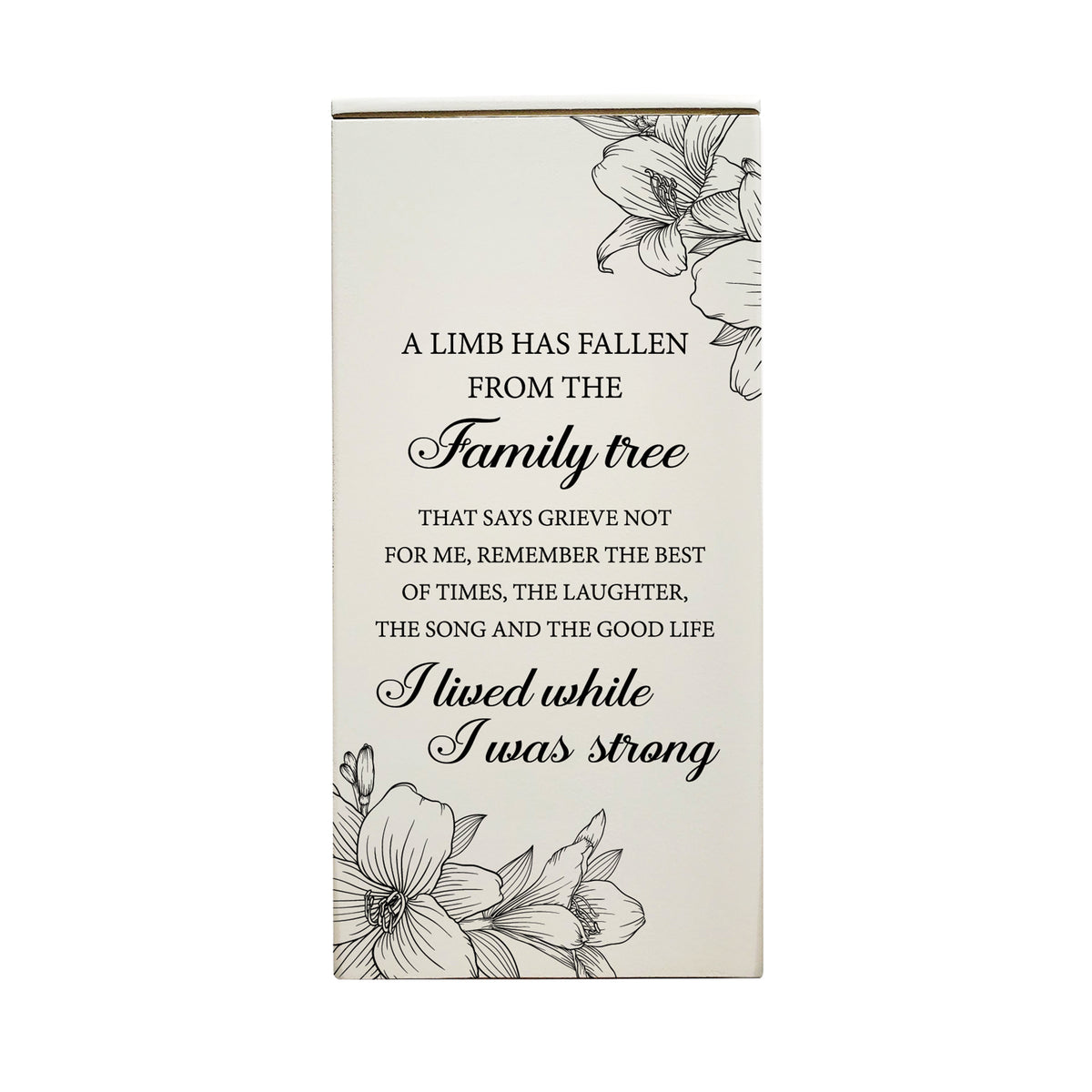 Floral Keepsake Box Urn for Human Ashes