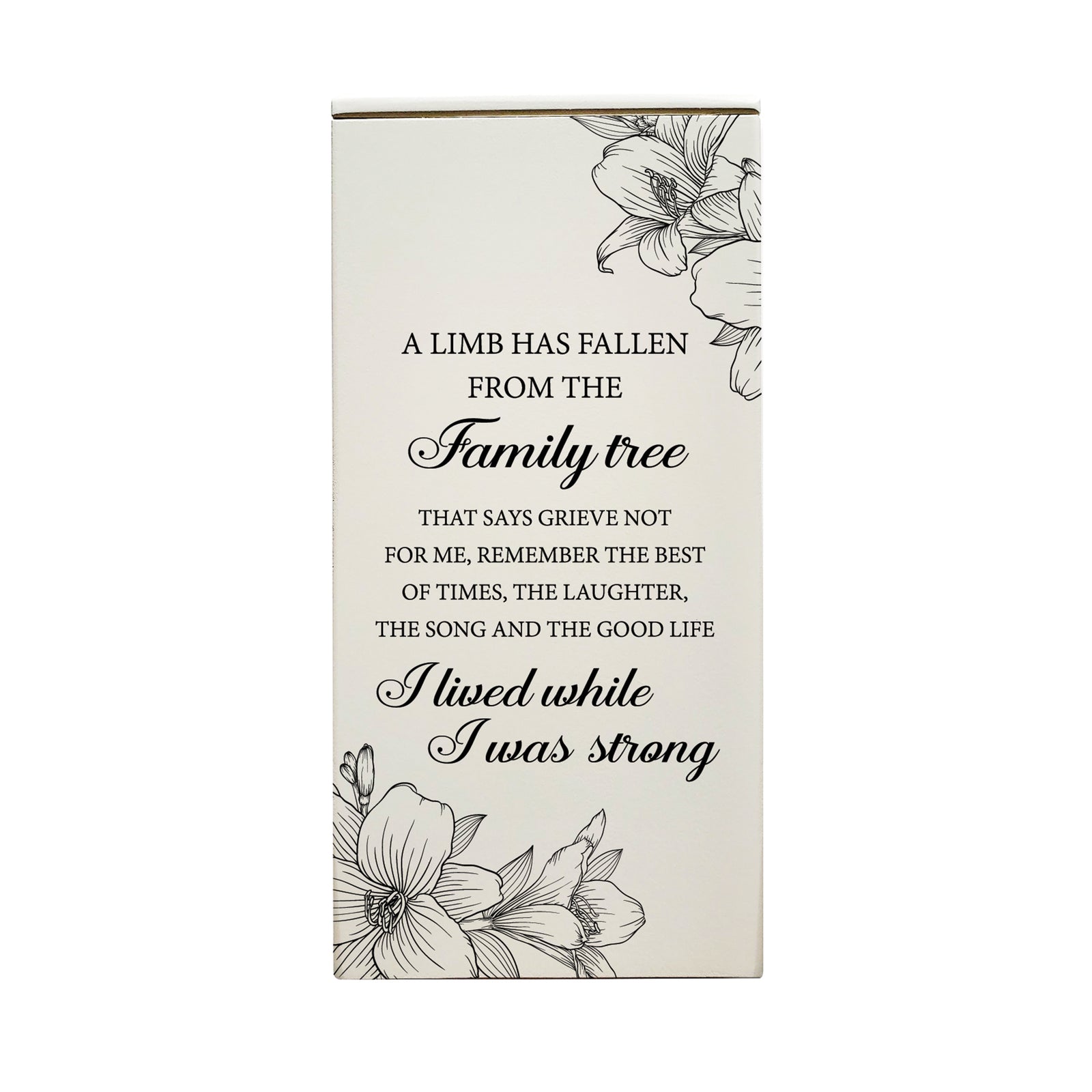 Floral Keepsake Box Urn for Human Ashes