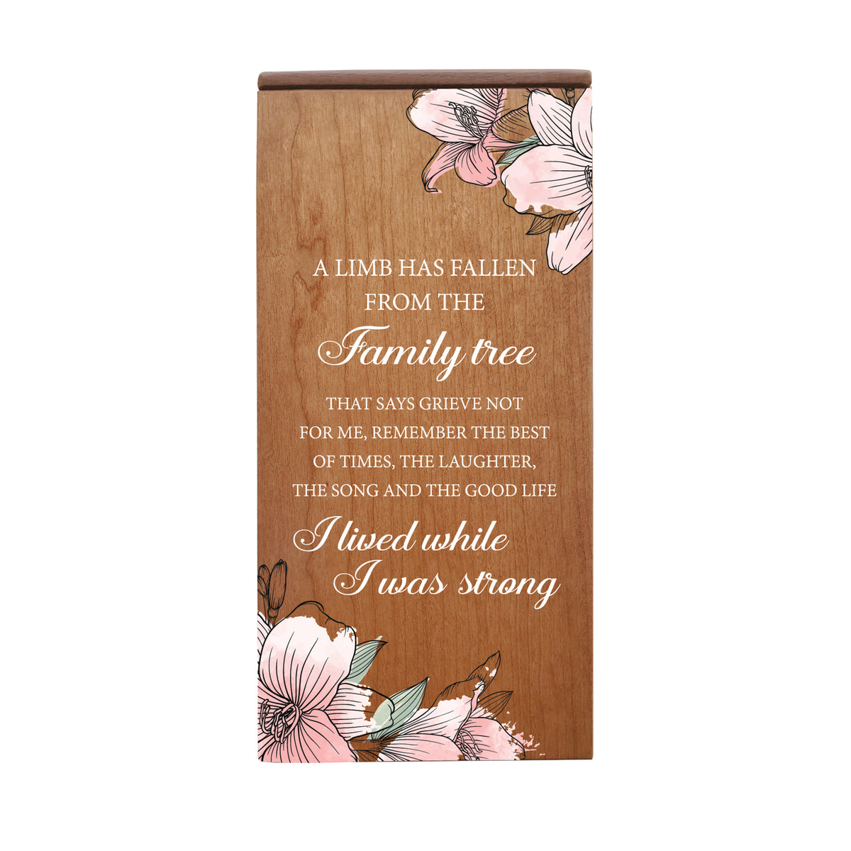 Memorial Cremation Urn Box Gift for loss of loved ones