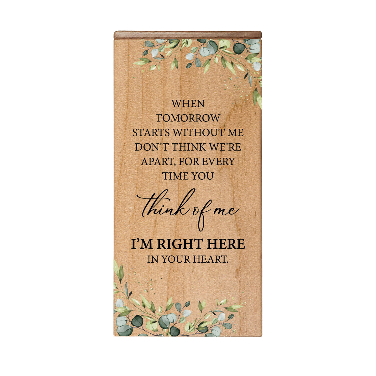 Floral Keepsake Box Urn for Human Ashes