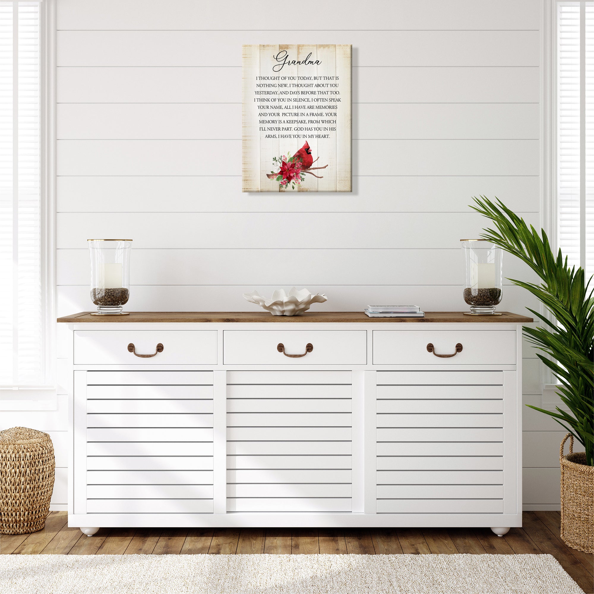 Beautiful cardinal memorial gifts for the loss of a loved one