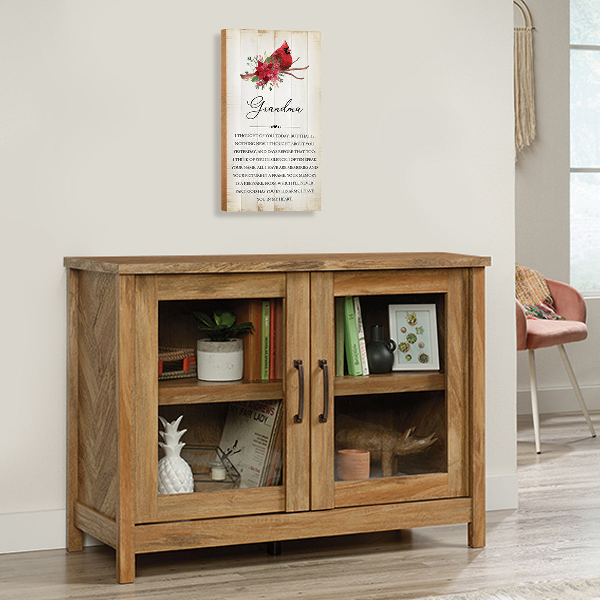 Beautiful cardinal memorial gifts for the loss of a loved one