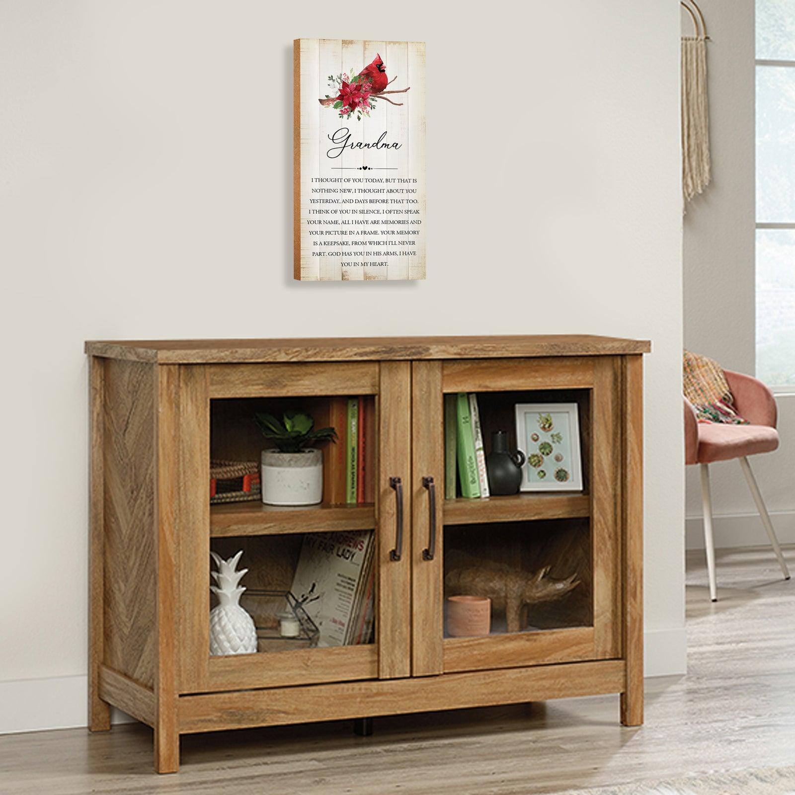 Beautiful cardinal memorial gifts for the loss of a loved one